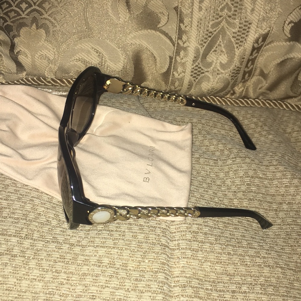 EUC BVLGARI Polarized Mother of Pearl Sunglasses - Picture 9 of 16
